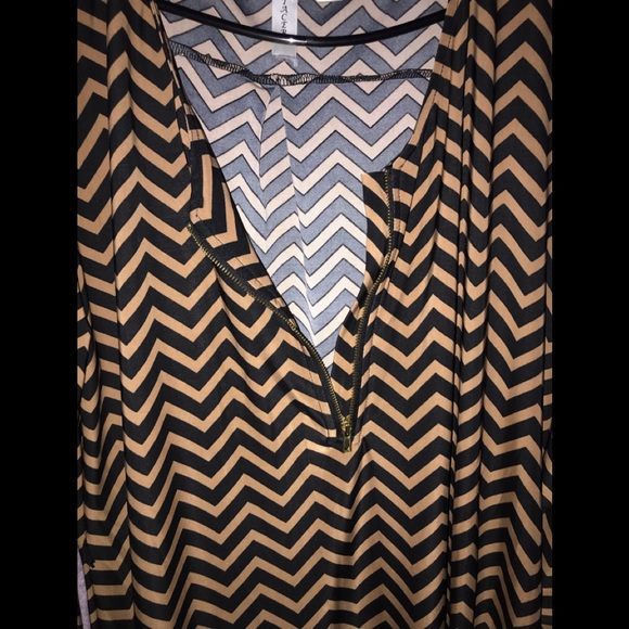 Tacera Women’s Chevron Dress - Picture 4 of 4